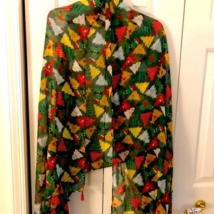 🚨LAST CALL 🚨 Christmas tree scarf.